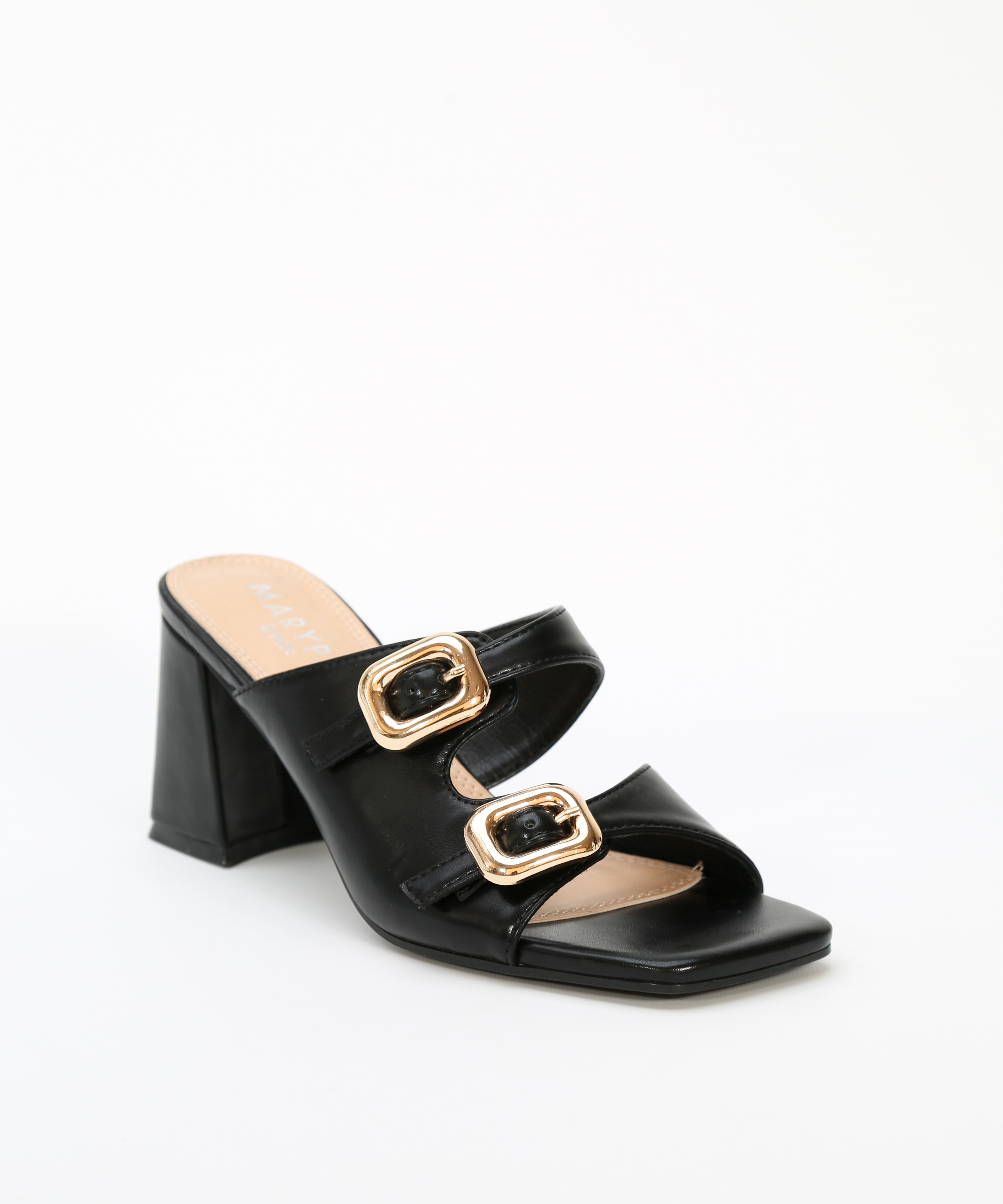 Sandalia tac&oacute;n doble hebilla image number null